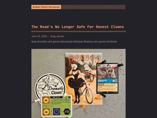 bulletin-board-nonsense/post/the-roads-no-longer-safe-for-honest-clowns screenshot