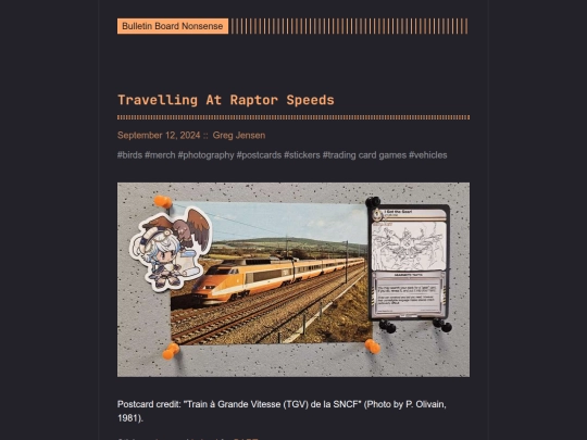 bulletin-board-nonsense/post/travelling-at-raptor-speeds screenshot