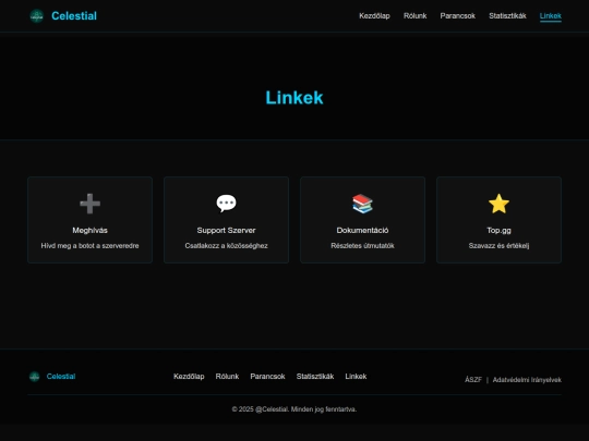 links screenshot