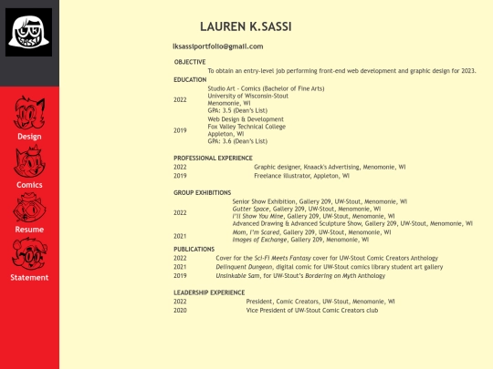 resume screenshot