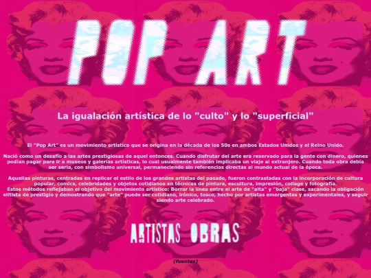 Popart-principal screenshot