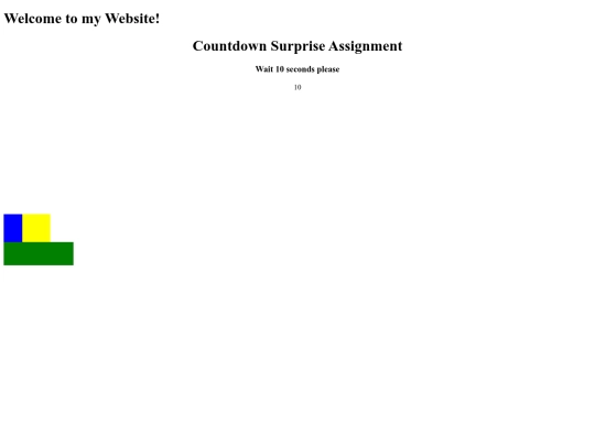 countdownsurprise screenshot