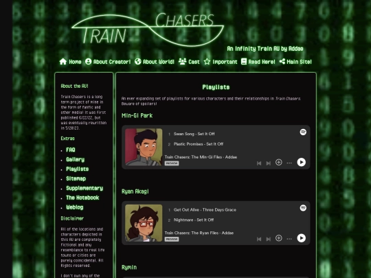 playlists screenshot