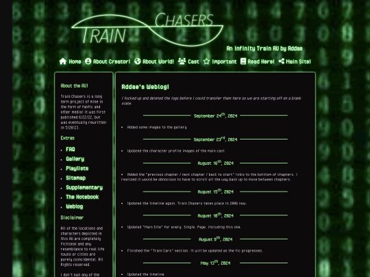 weblog screenshot