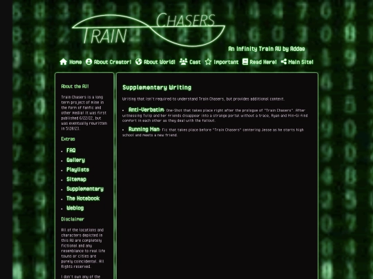 writing screenshot