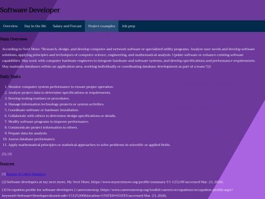 example screenshot