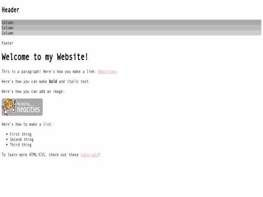 index screenshot