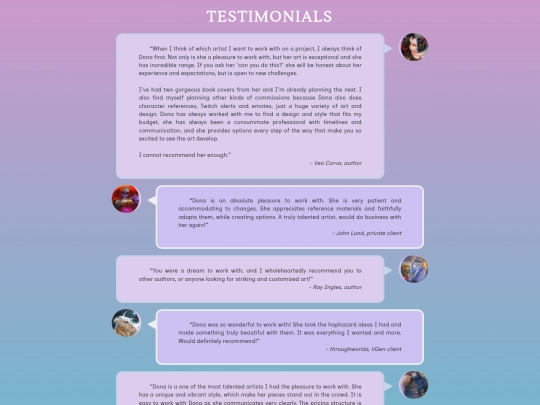 doc/testimonials screenshot