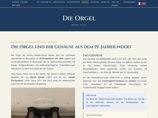 de/orgel screenshot
