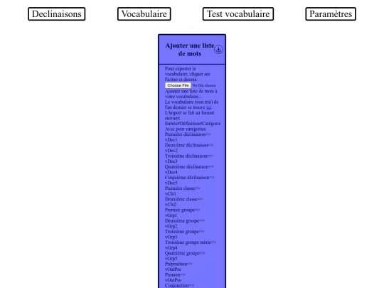 Parametres screenshot