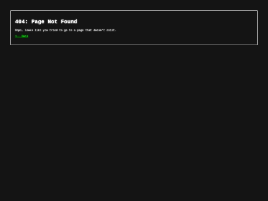 not_found screenshot