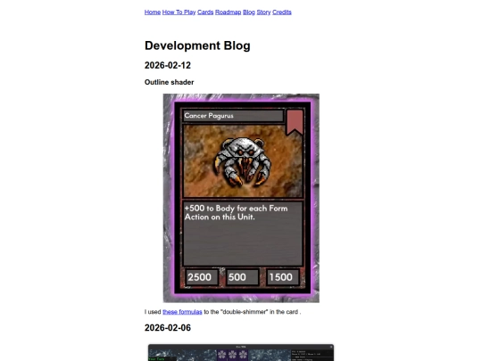 blog screenshot