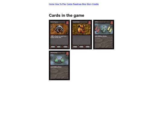 cards screenshot