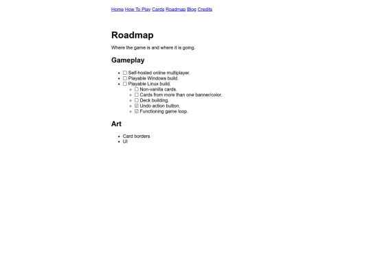 roadmap screenshot
