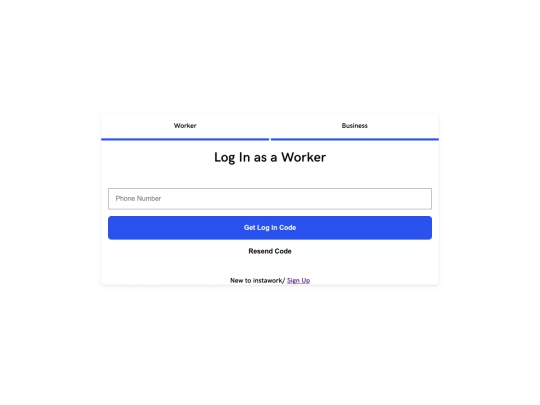instawork screenshot