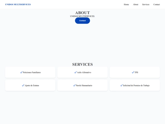 unidosmultiservices screenshot