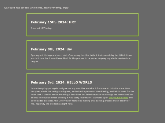 blog screenshot