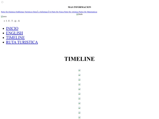 lineadetiempoingles screenshot