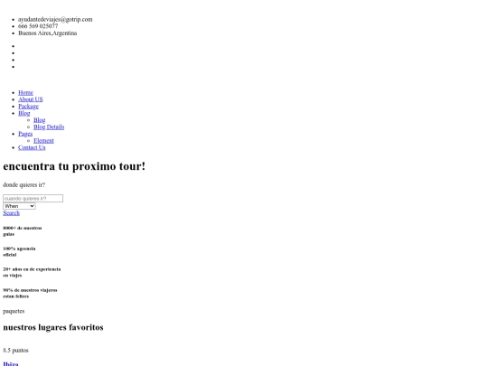 viajes/gotravel screenshot
