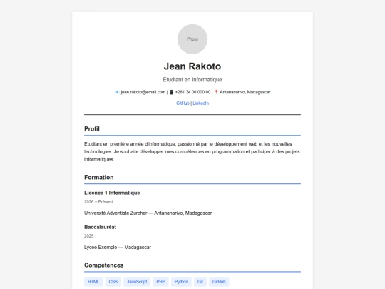 index screenshot