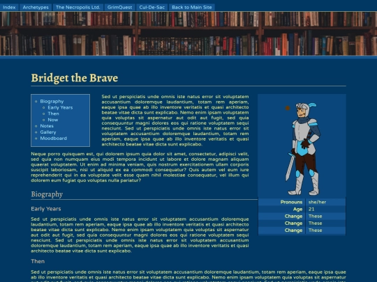 characterzone/bridget screenshot