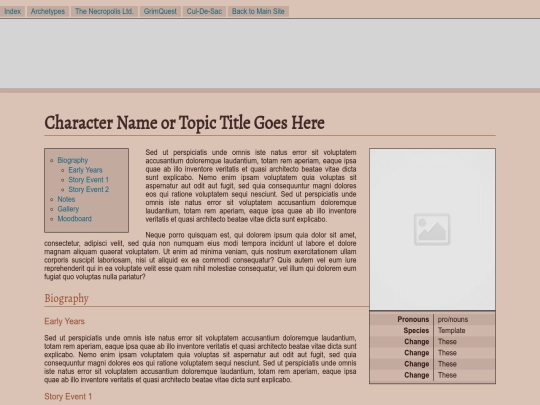 characterzone/charactertemplate screenshot
