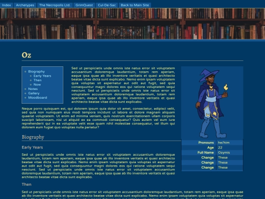 characterzone/oz screenshot