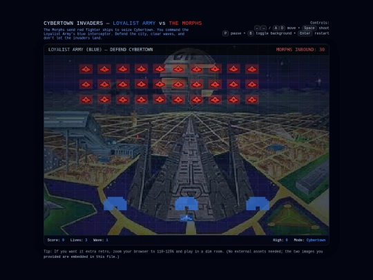 index screenshot