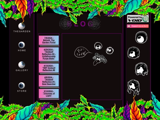 Blog screenshot