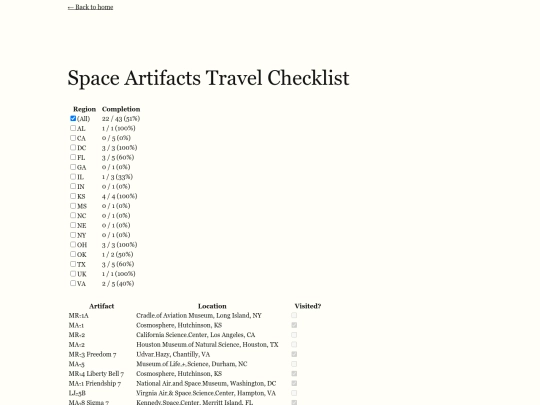 destinations/space screenshot