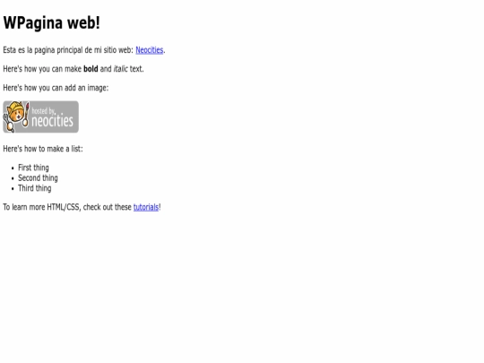index screenshot