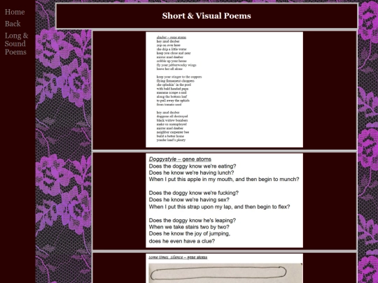 poetry/shortpoems screenshot