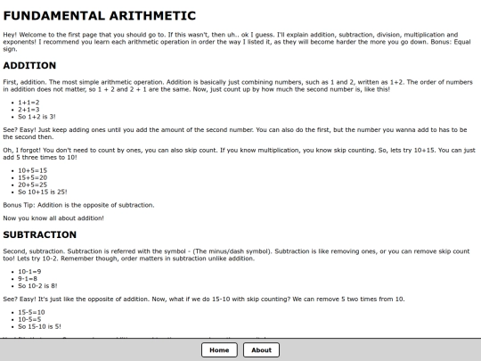 fundamentalarithmetic screenshot
