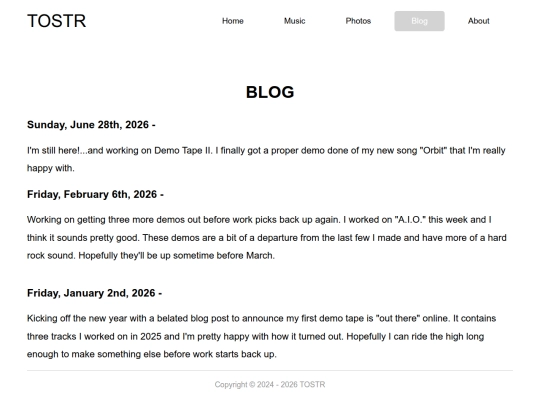 blog screenshot