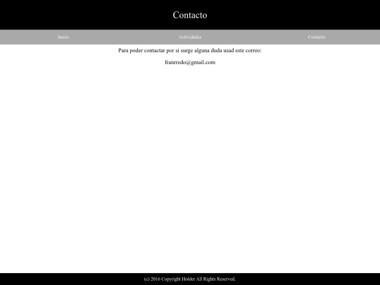 Html/contacto screenshot