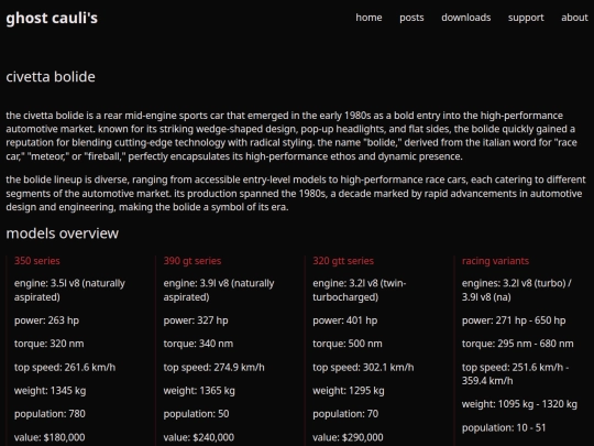 posts/bolide-vanilla screenshot