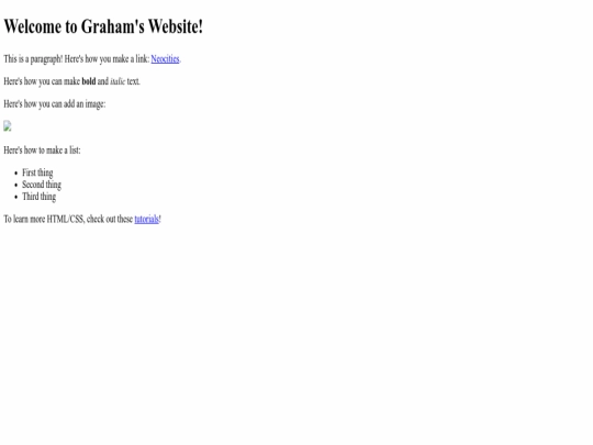 index screenshot