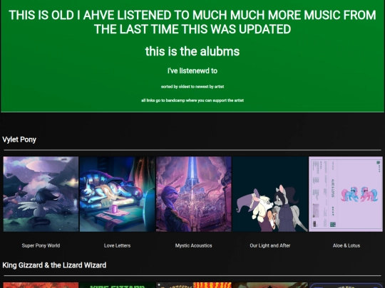 old/albums screenshot