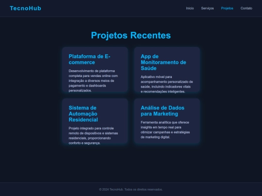 projetos screenshot