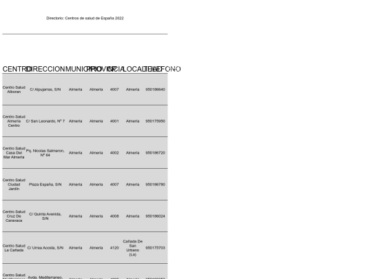 index screenshot