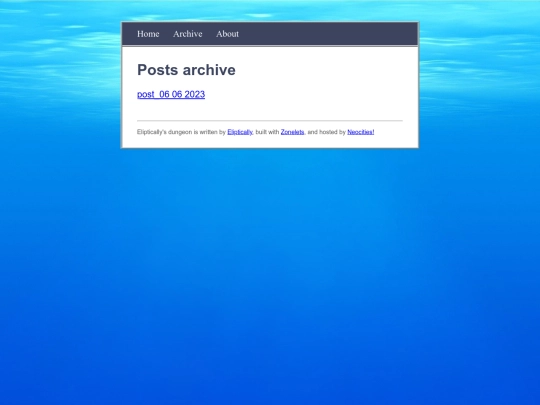 archive screenshot