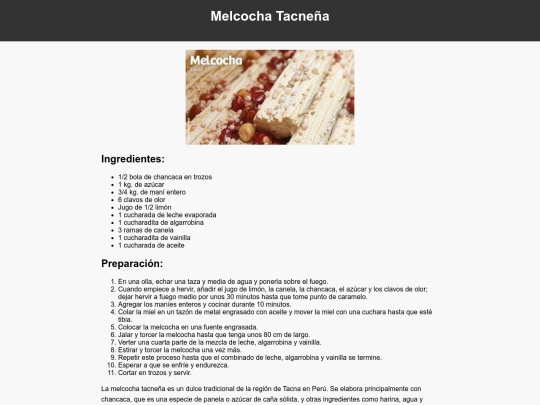 melcocha screenshot
