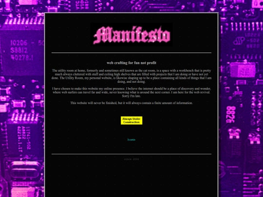 manifesto screenshot