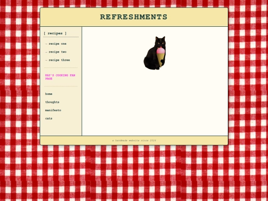 refreshments screenshot