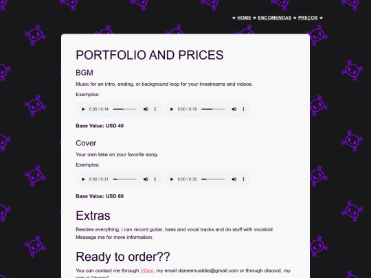 en/preços screenshot