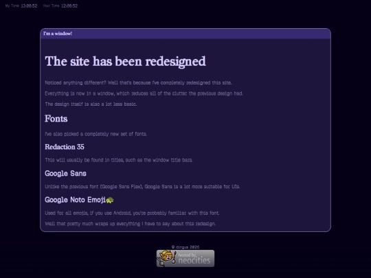 redesign screenshot