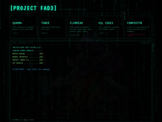 index screenshot