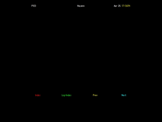log screenshot