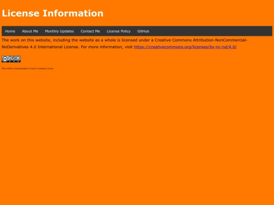 license screenshot