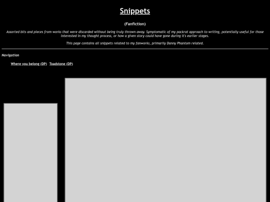writing/ffsnippets screenshot